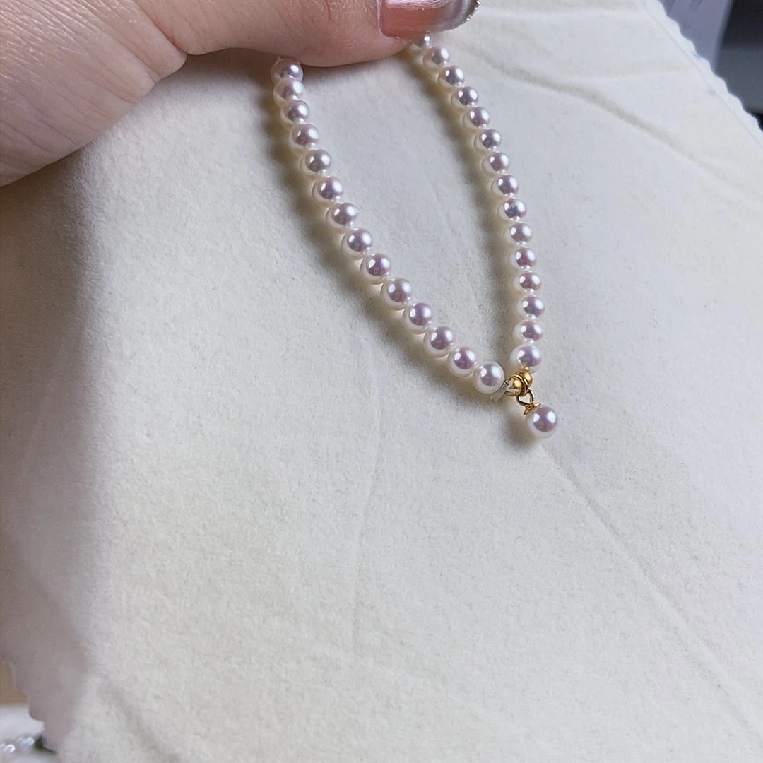 淡水珍珠手绳银S925镶嵌