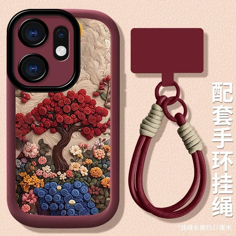 花朵玫瑰适用vivoS30手机壳vivoS30Promini时尚手机套S20/s19/18