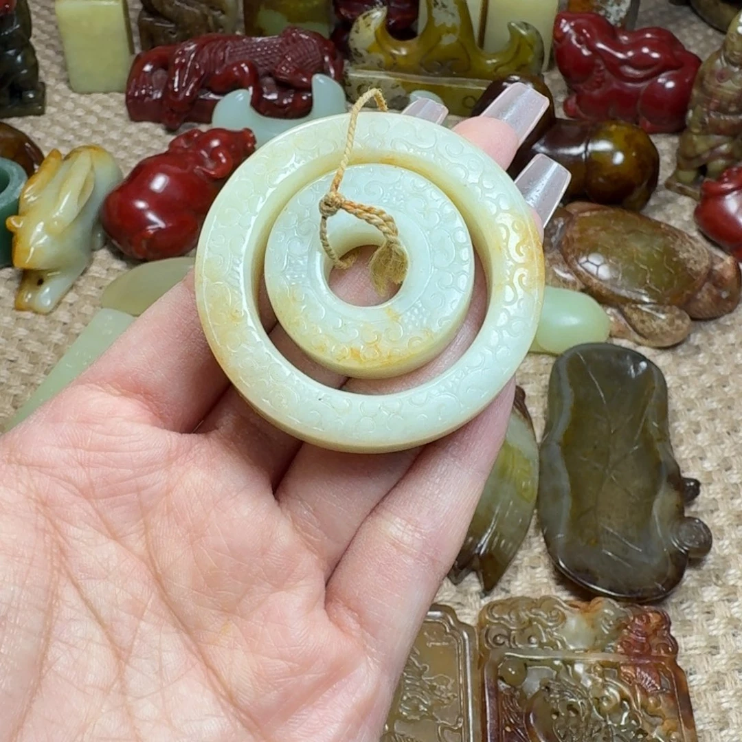 吊坠白玉菩提挂件
