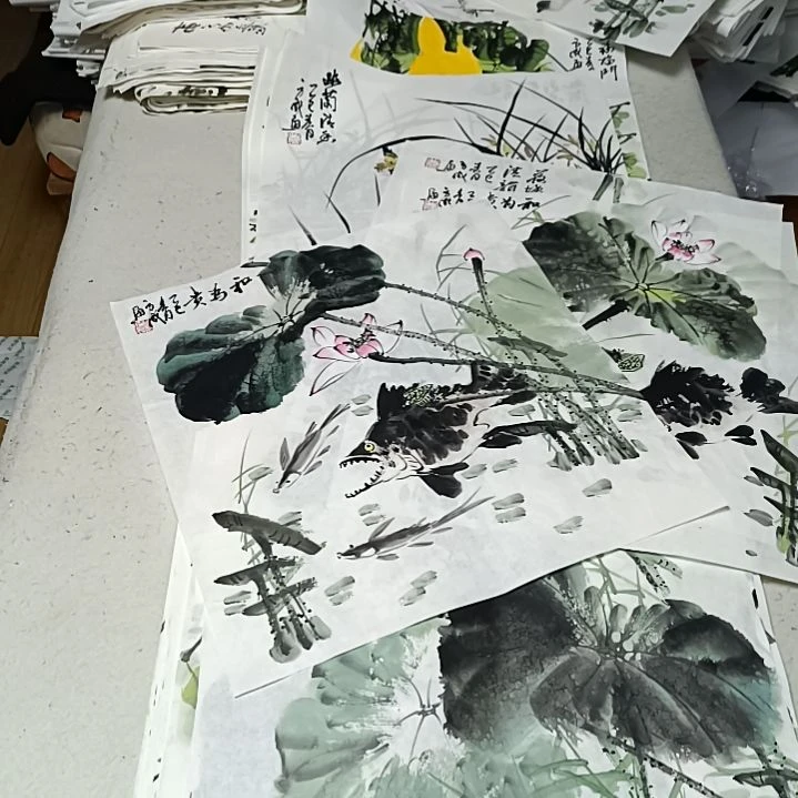 国画奚*青花鸟国画花鸟花鸟
