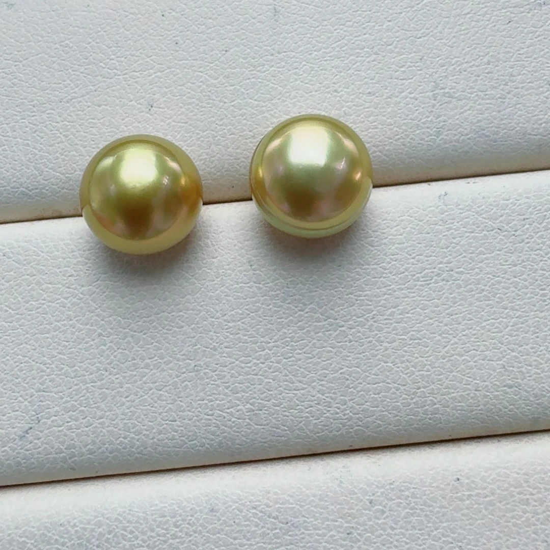 耳饰海水珍珠18K金镶嵌@@tt056