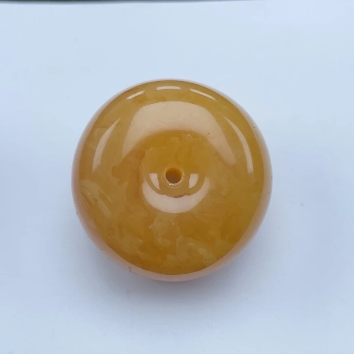 裸石蜜蜡未镶嵌蜜蜡柿子墩子重28.5