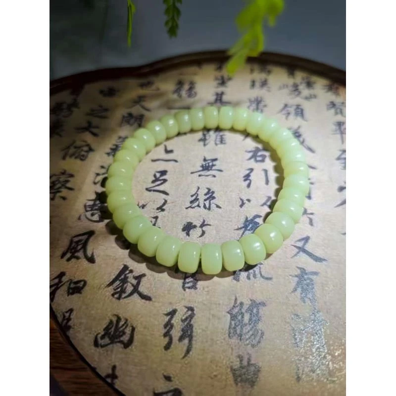 青药片菩提 单圈手串（无礼盒）503
