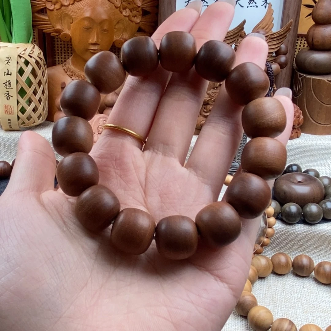 手串/手链檀香木迈索尔，老山檀香，奶香15.16（微瑕）