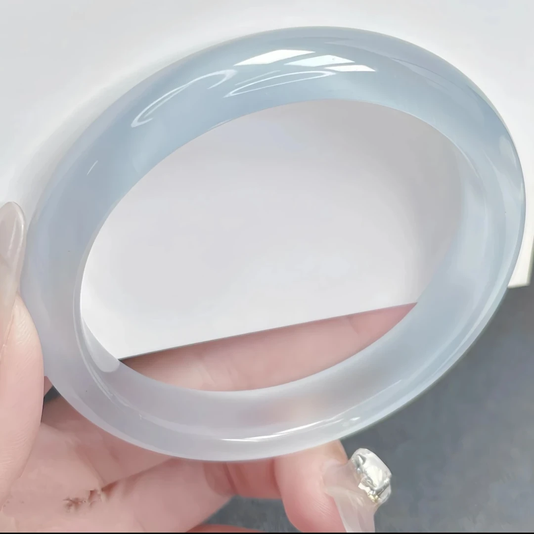 手镯 冰冰蓝 气质时尚显白 56圈口