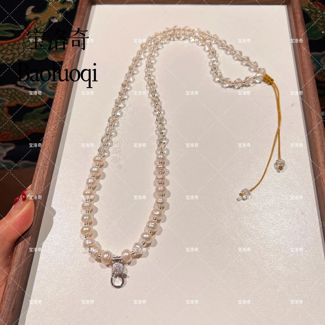 宝洛奇BLQXL-215 水晶珍珠链 有扣头