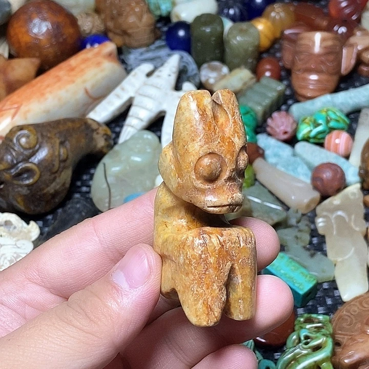 和田玉未镶嵌颈饰46