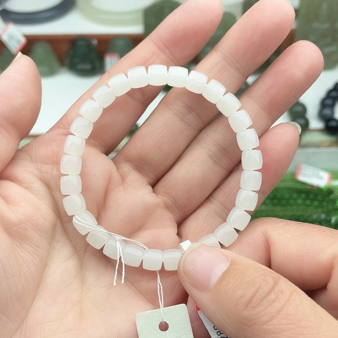 和田玉手串未镶嵌