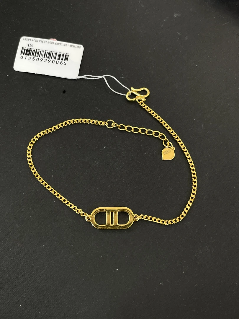 【金展珠宝】足金 猪鼻子手链