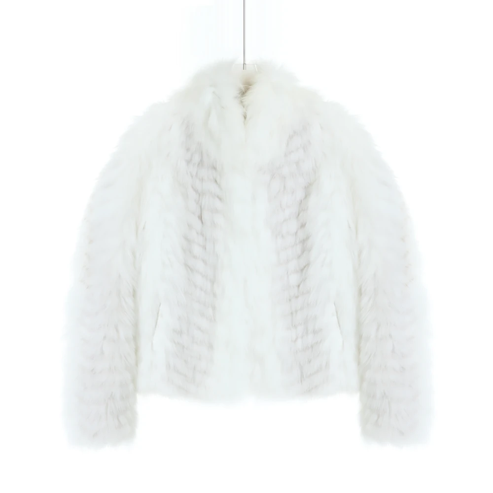 别素 时尚立领毛皮外套5C2216345-1423