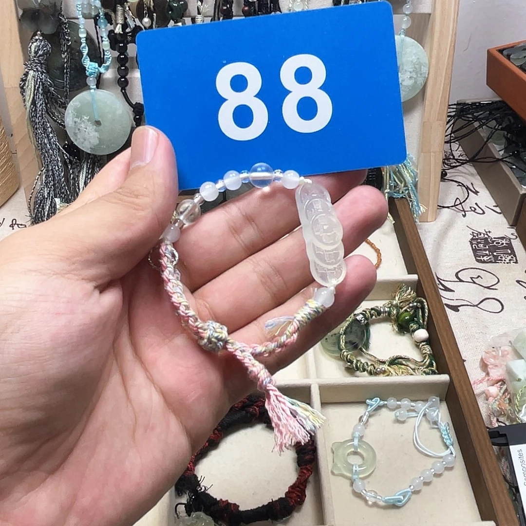 蛇纹石玉合金颈饰