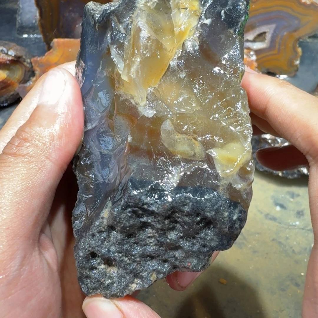 未镶嵌玛瑙/玉髓珠宝半成品