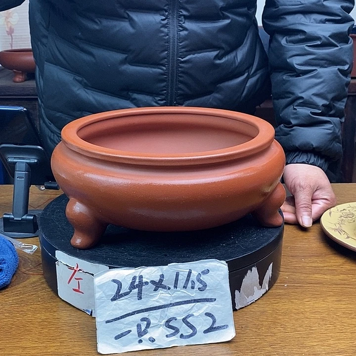 紫砂花盆货号一只SS2