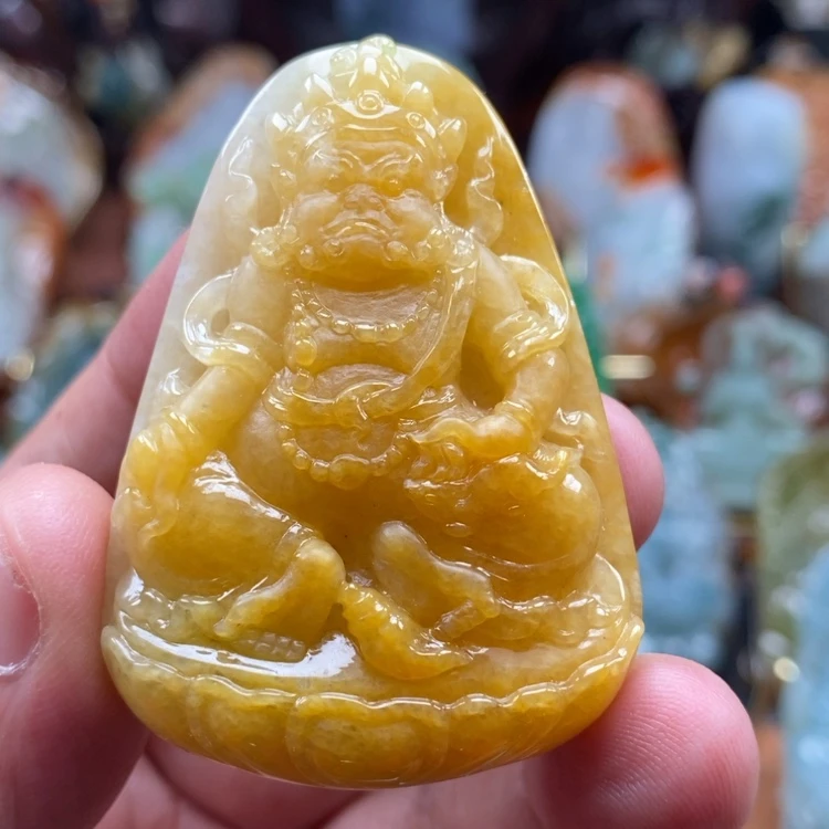 【闪购商品】翡翠未镶嵌颈饰缅甸翡翠A货吊坠