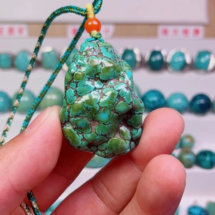 未镶嵌绿松石珠宝奇石小*
