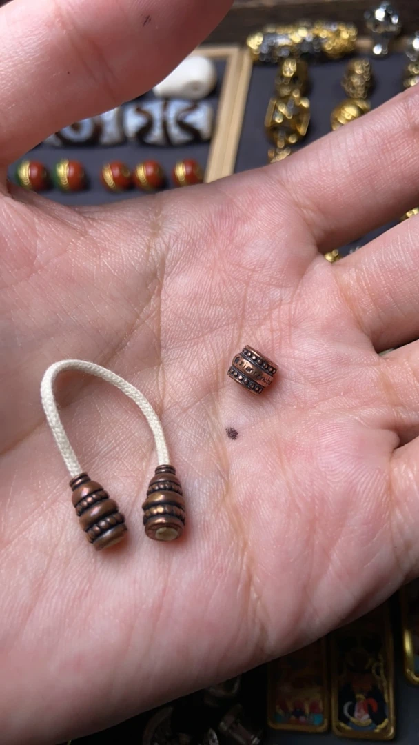 118号弟子珠一套配饰红色老型配饰