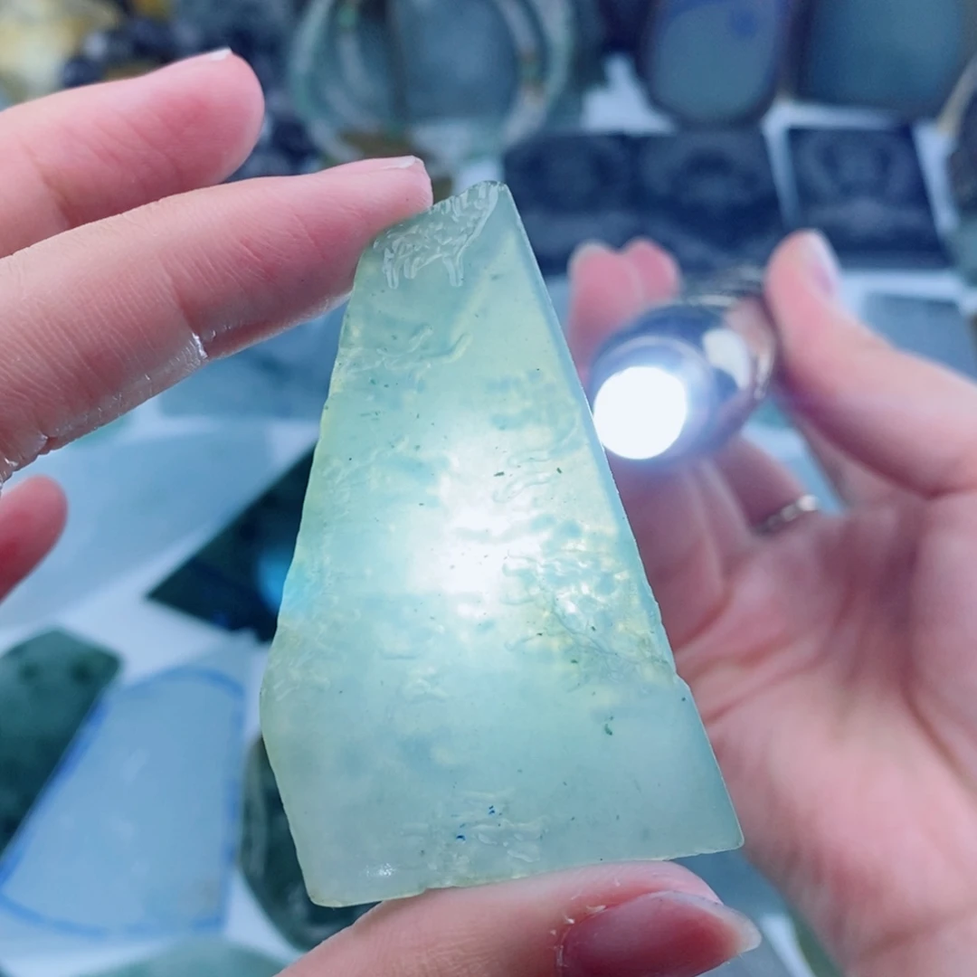 散珠翡翠天然缅甸A货翡翠（不包工）