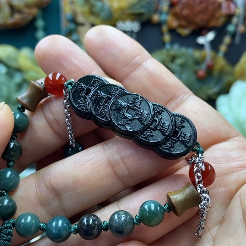 【闪购商品】蛇纹石玉未镶嵌手牌