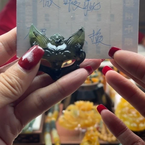 岫玉挂件未镶嵌挂件