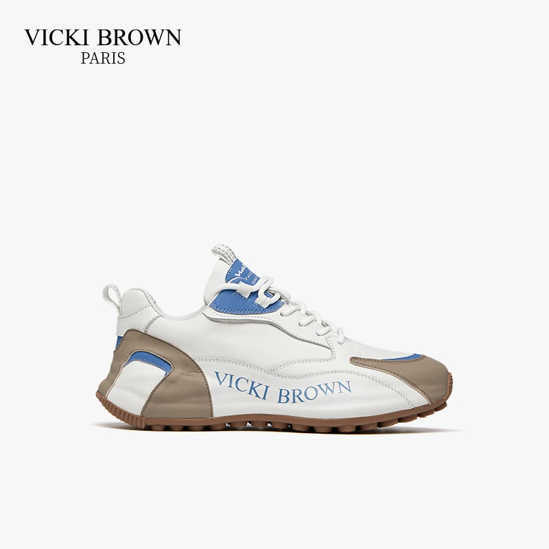 VICKI BROWN法国VB男鞋法奢系列休闲鞋潮流撞色街头包底运动鞋