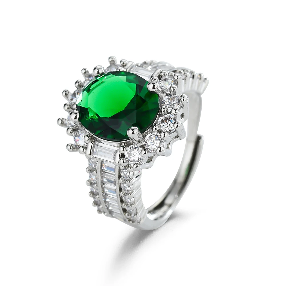 【手工 DIY】女款 DIY碧落星河绿宝石戒指