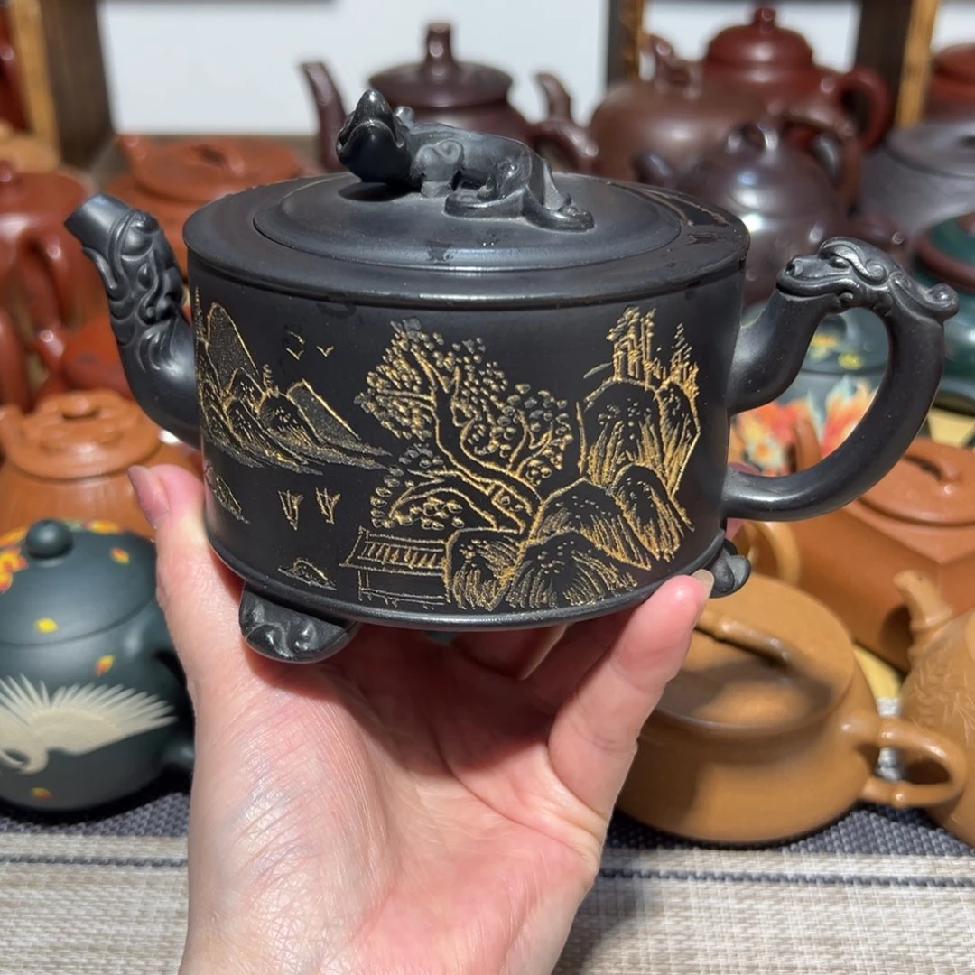 武***紫砂茶壶宜兴紫砂350