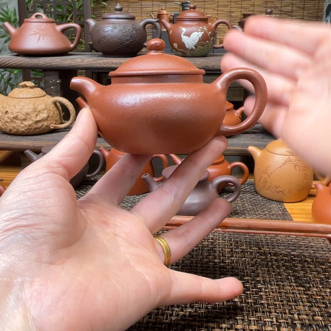 茶壶紫砂宜兴原矿紫砂手工制120