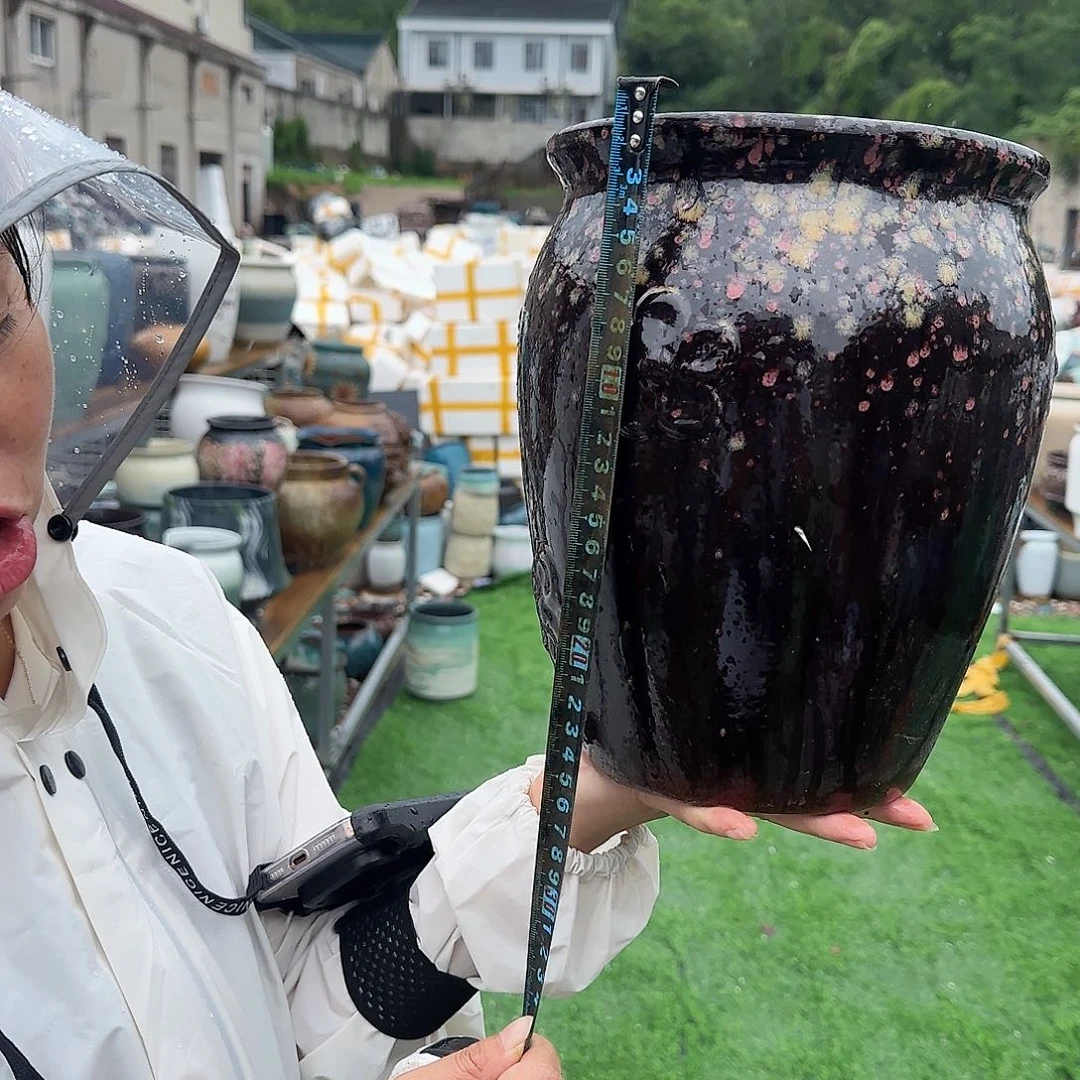 紫砂花盆王嫂花盆0615-1191高25口19