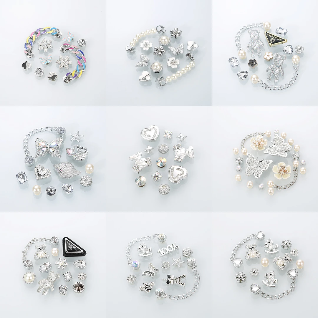 洞洞鞋配饰适配Crocs鞋花鞋扣可拆卸高级感配饰时尚百搭鞋面装饰