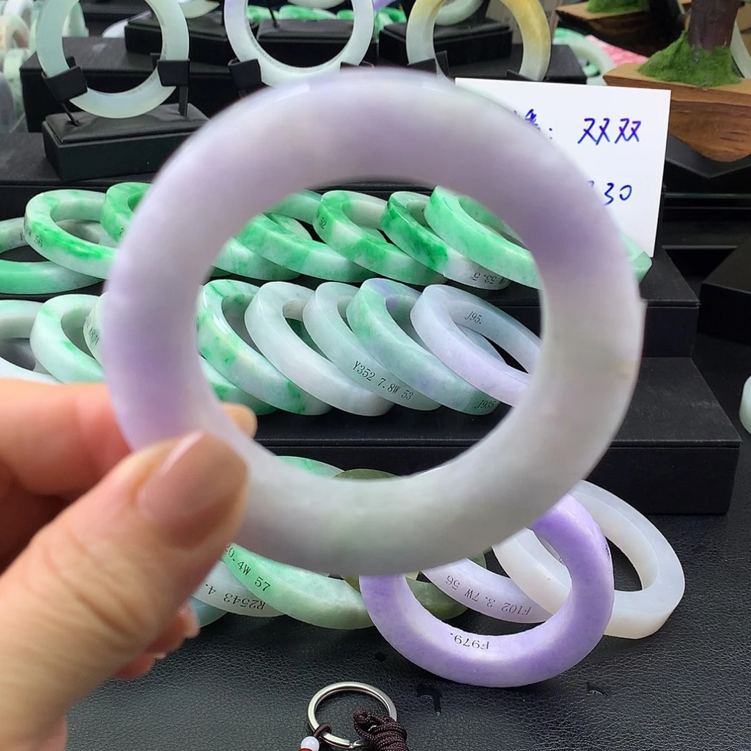 定制翡翠未镶嵌58-61圆条