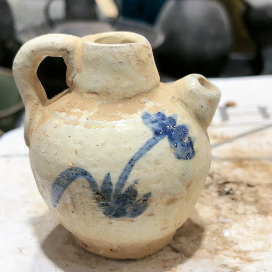 瓦当摆件摆件茶的茶桌陶瓷