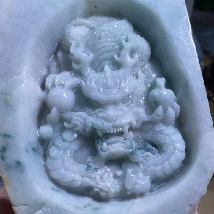 【闪购商品】颈饰未镶嵌翡翠龙牌