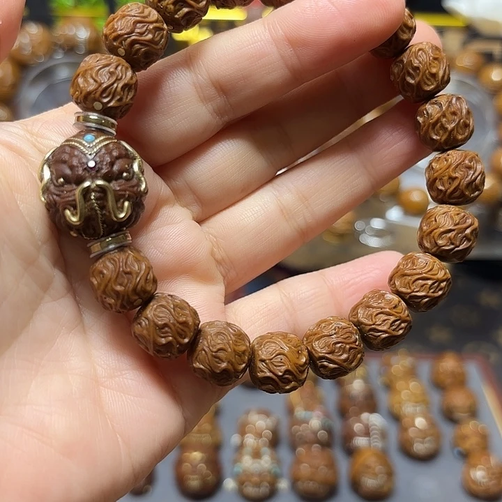 手串紫金鼠像神19尺寸手工镶嵌铜