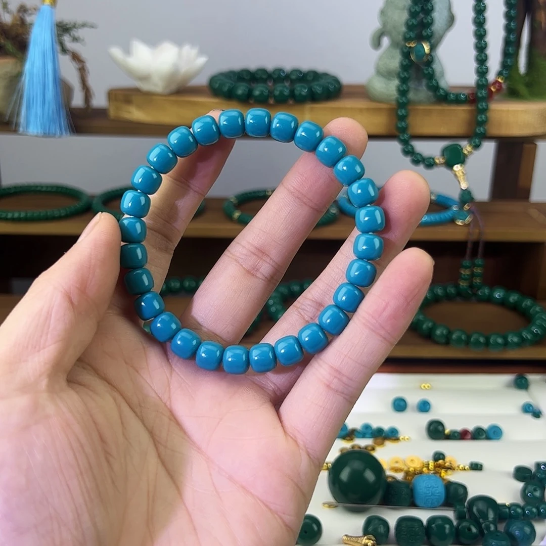 M***.石英石磁石8的暴力蓝手串