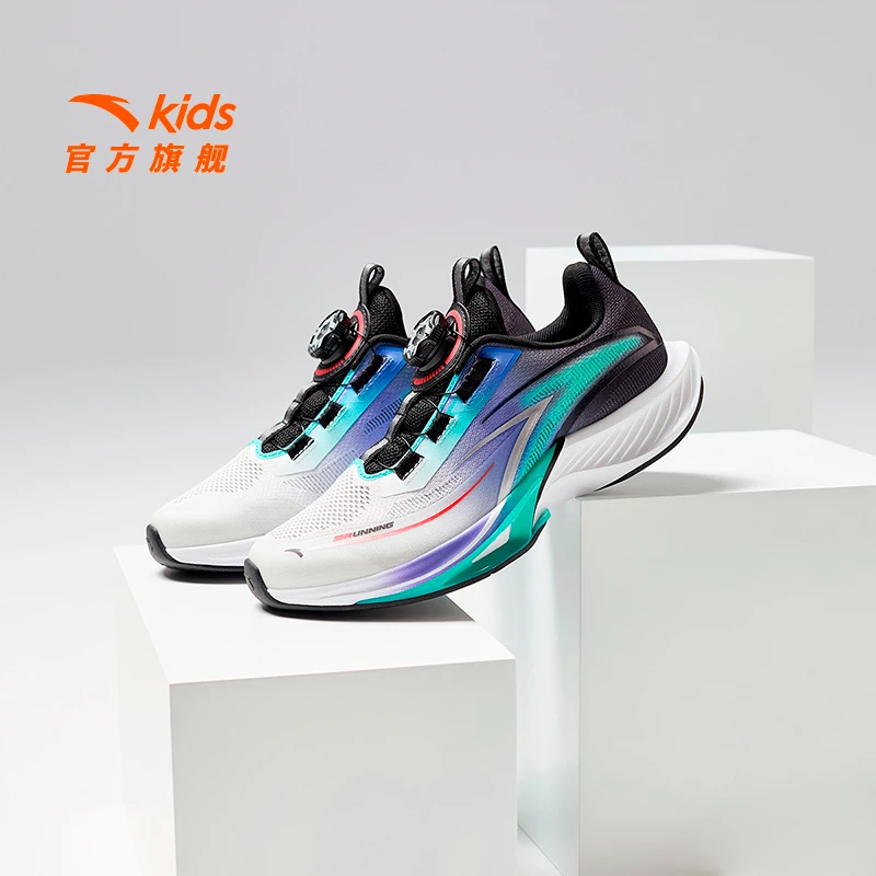 【骇浪 GT 2.0】安踏儿童男大童跑鞋2025款耐磨运动跑步鞋犟弹跑鞋P