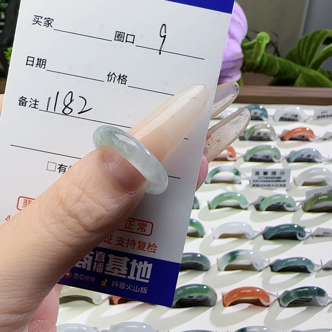 5***鱼未镶嵌戒指翡翠1182
