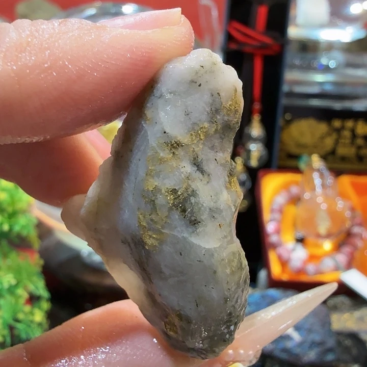 用户12.7g聚金阁天然明金矿标