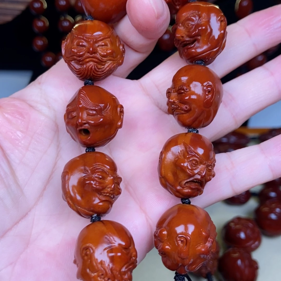 橄榄核吊坠十八罗汉