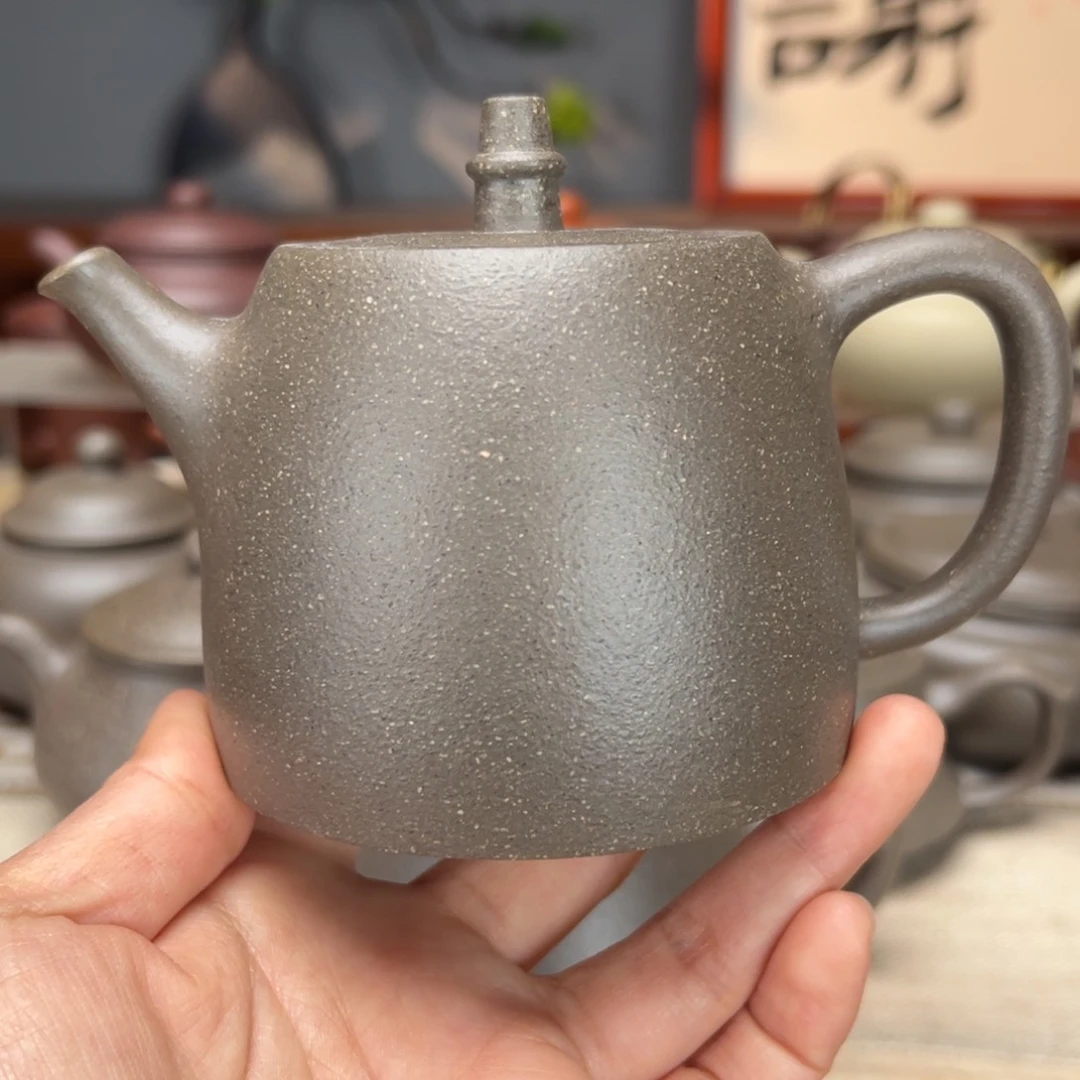 紫砂茶壶蟹壳青的260