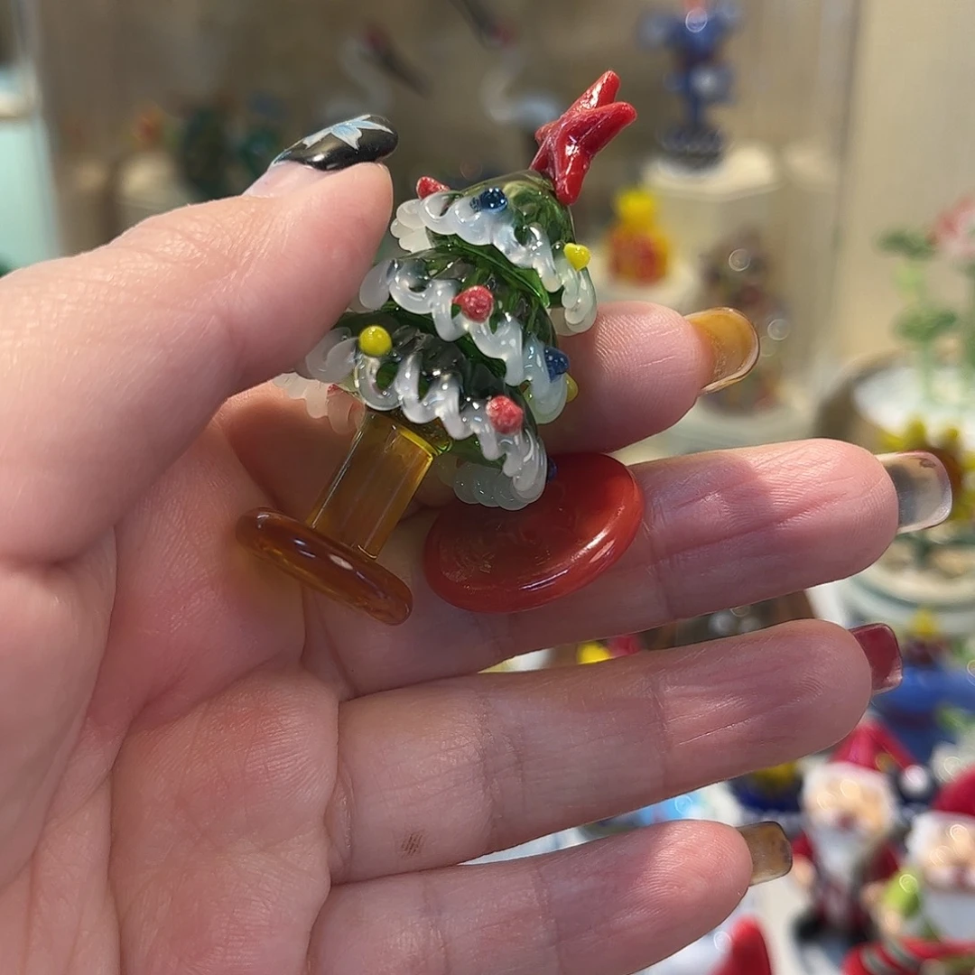 大***钟手工艺品琉璃旋转