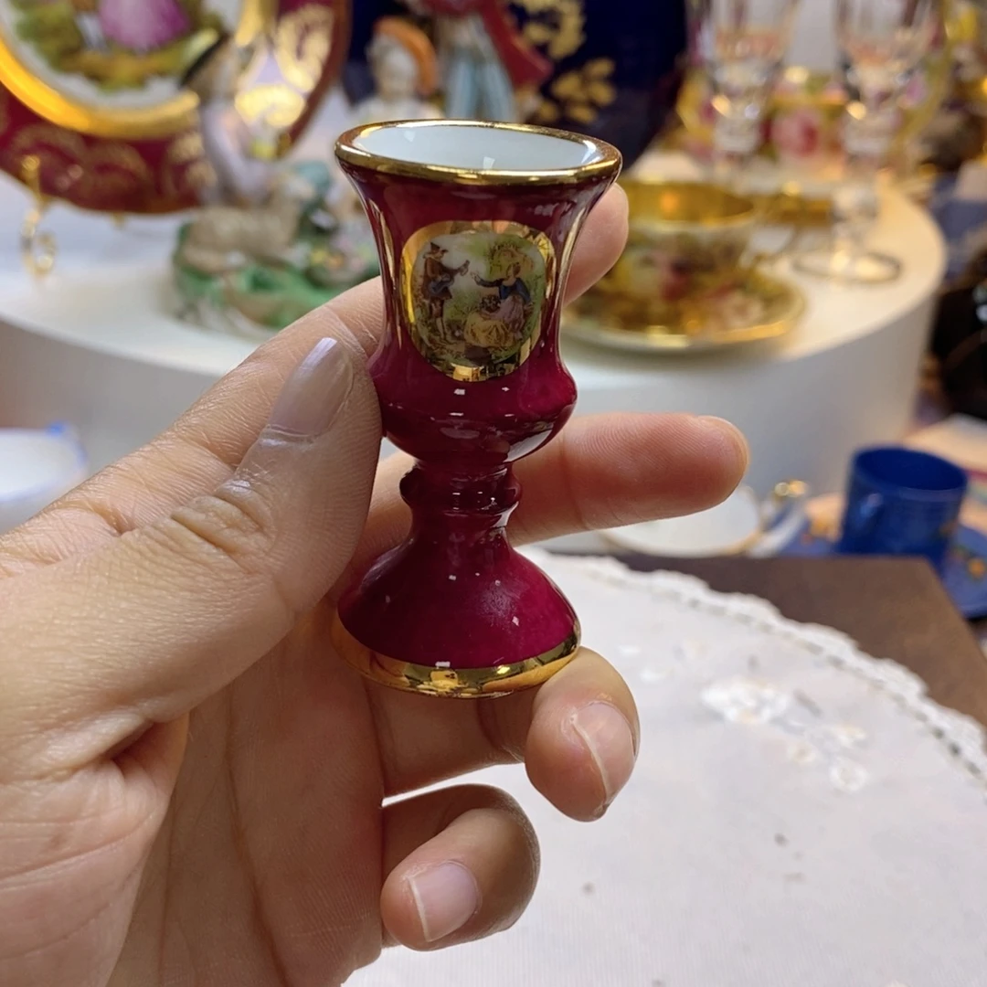 瓷片利摩日瓷器欧瓷咖啡杯水晶杯