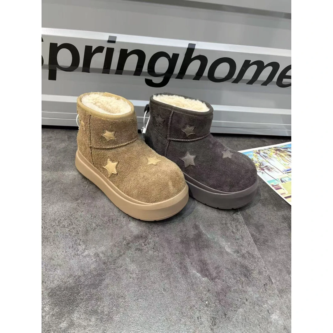 新款气质百搭潮流女士[羊毛}休闲雪地靴/LD/700