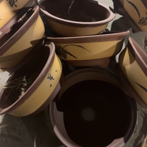 紫砂花盆100-9。100-9