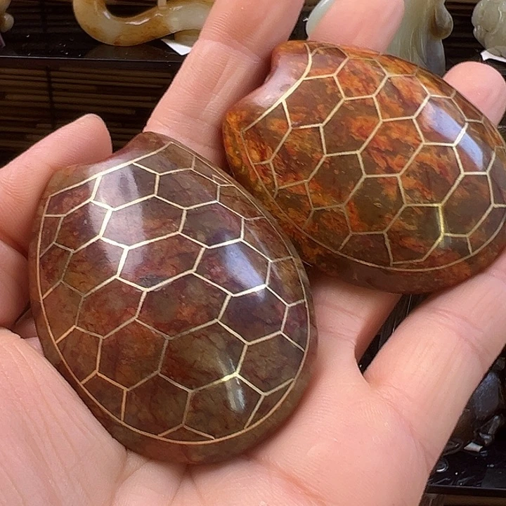 喜***洋和田玉未镶嵌挂件