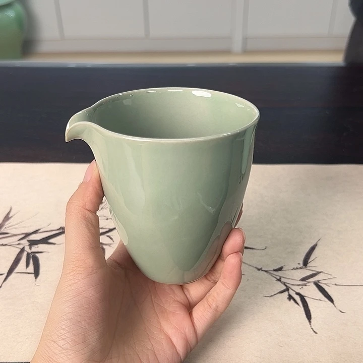 龙泉云间青瓷小米茶器