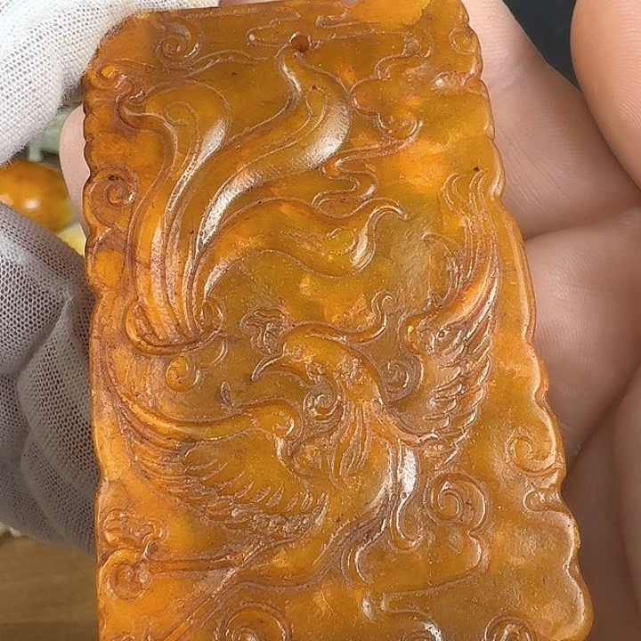 和田玉挂件未镶嵌自**他