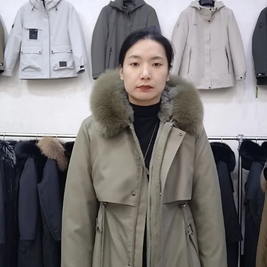 外皮1米长派克服外套