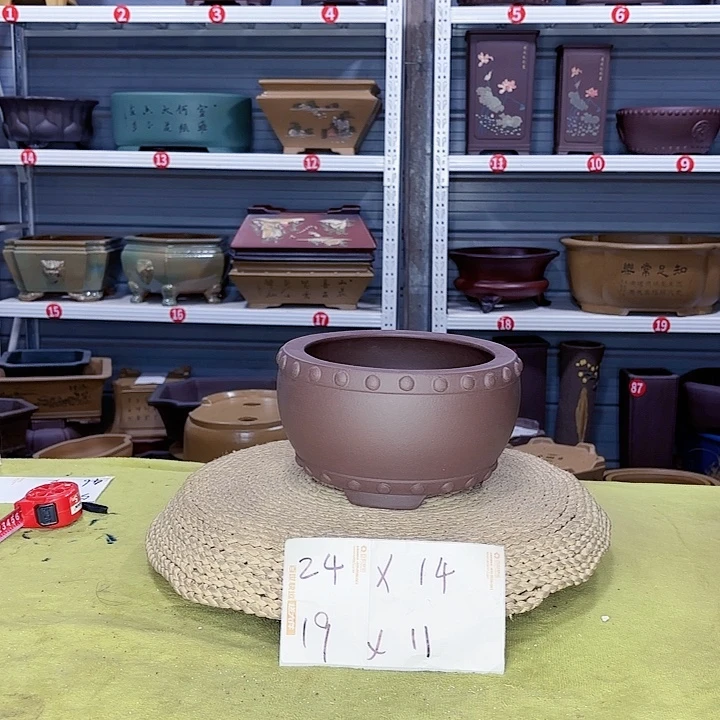 紫砂花盆宜兴紫砂厂
