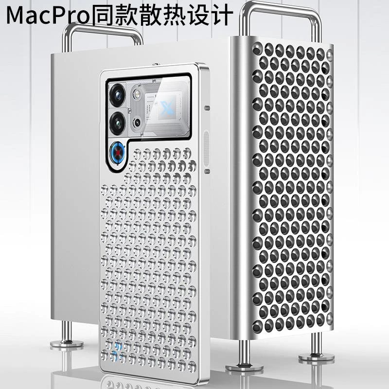 适用红魔10Pro手机壳10Pro+铝合金弹力卡扣防摔保护壳创意散热潮