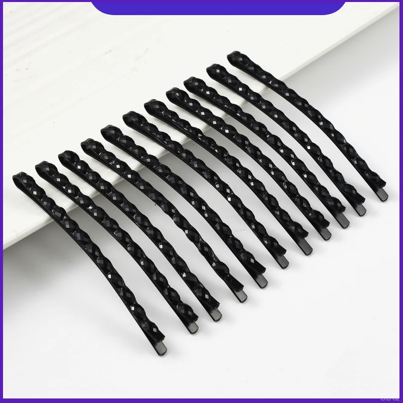 碎发夹鸭嘴夹对夹侧边一字发卡简约刘海刘海夹发夹夹边夹